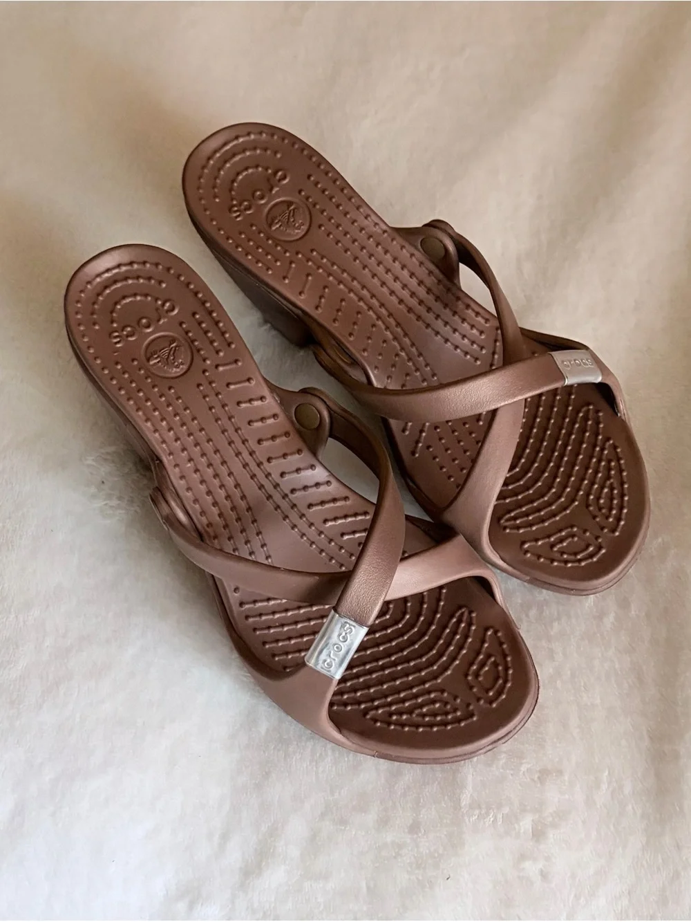CROCS chunky platform